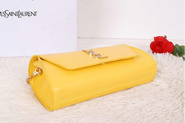 2014 New Saint Laurent Small Betty Bag Calf Leather Y7139 Yellow